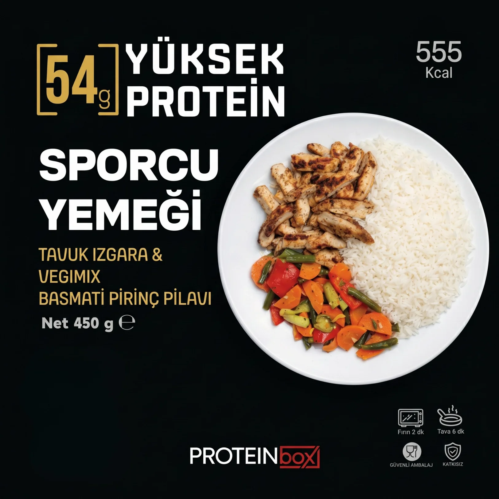 Izgara Tavuk & VEGIMIX - Basmati Pirinç Pilavı