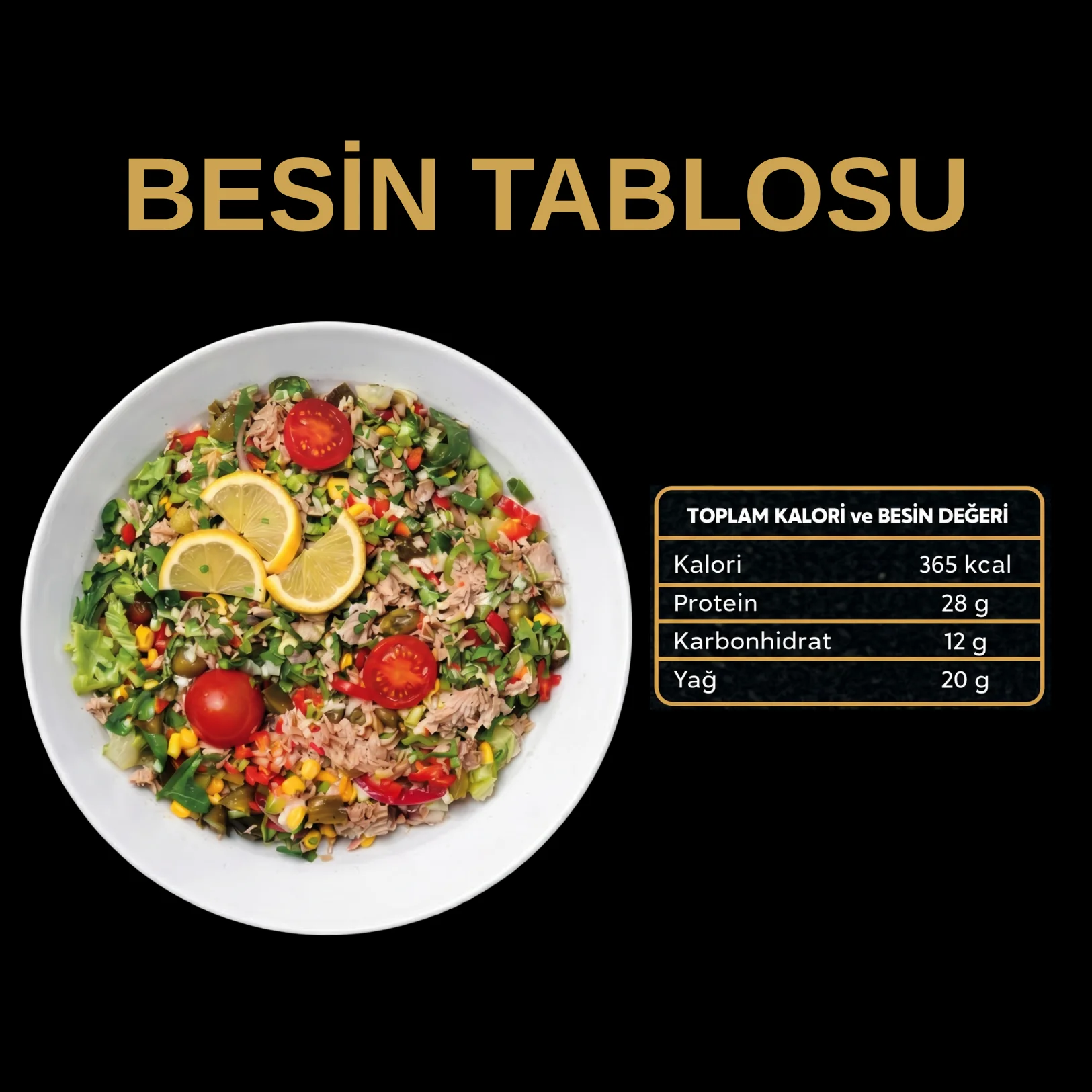 Ton Balıklı Salata "Yüksek Omega" - Görsel 2